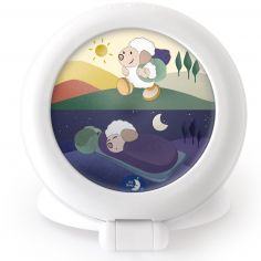 Veilleuse indicateur de réveil Kid'Sleep Globetrotter blanc - Reconditionné - Pabobo