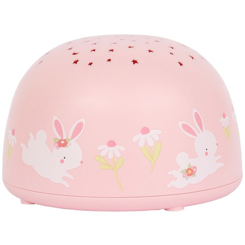 Veilleuse projecteur d'étoiles Lapin A Little Lovely Company
