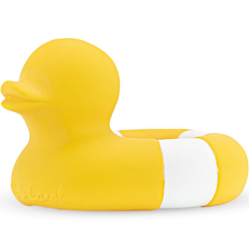 Jouet de dentition bouée canard Flo the Floatie jaune Oli & Carol