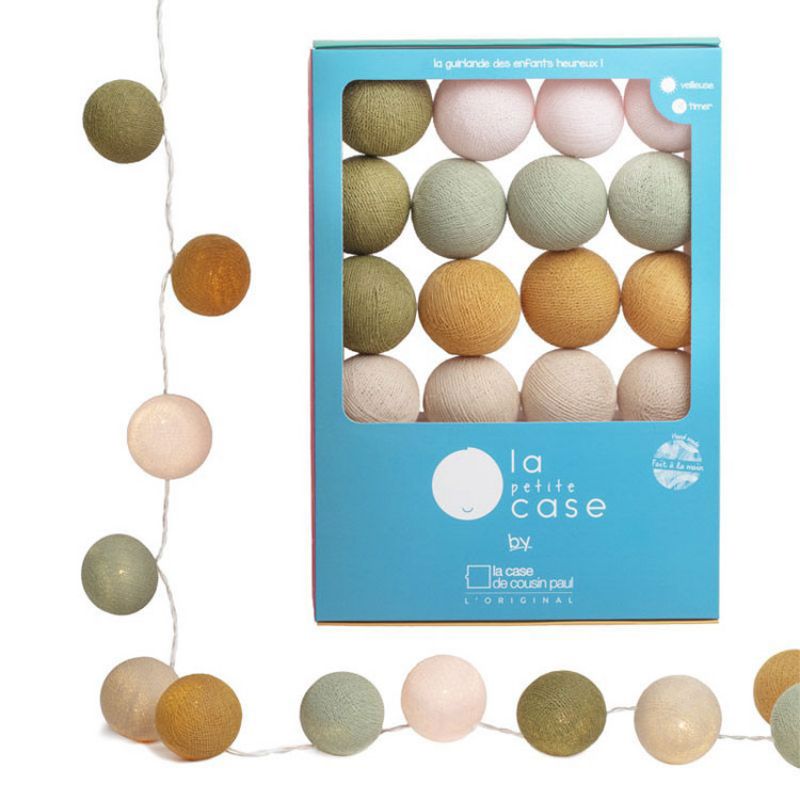 Coffret guirlande lumineuse fonction veilleuse La petite case Adèle La case de cousin paul