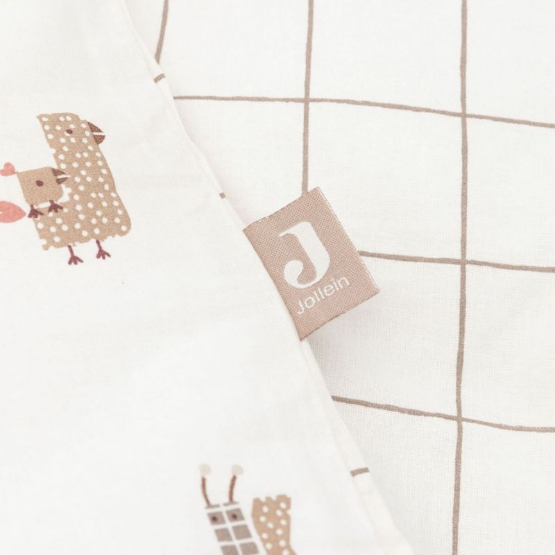 Housse de couette + taie d'oreiller Animal Friends (100 x 140 cm) Jollein Produit 3