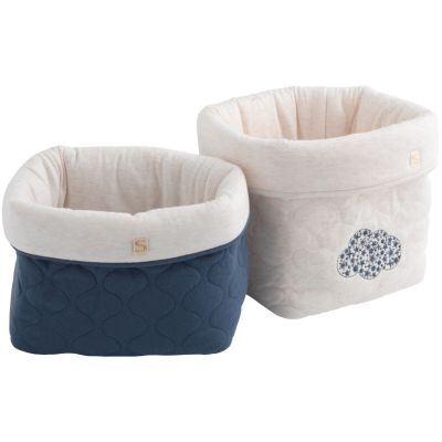 Lot de 2 paniers de rangement Petit Nuage