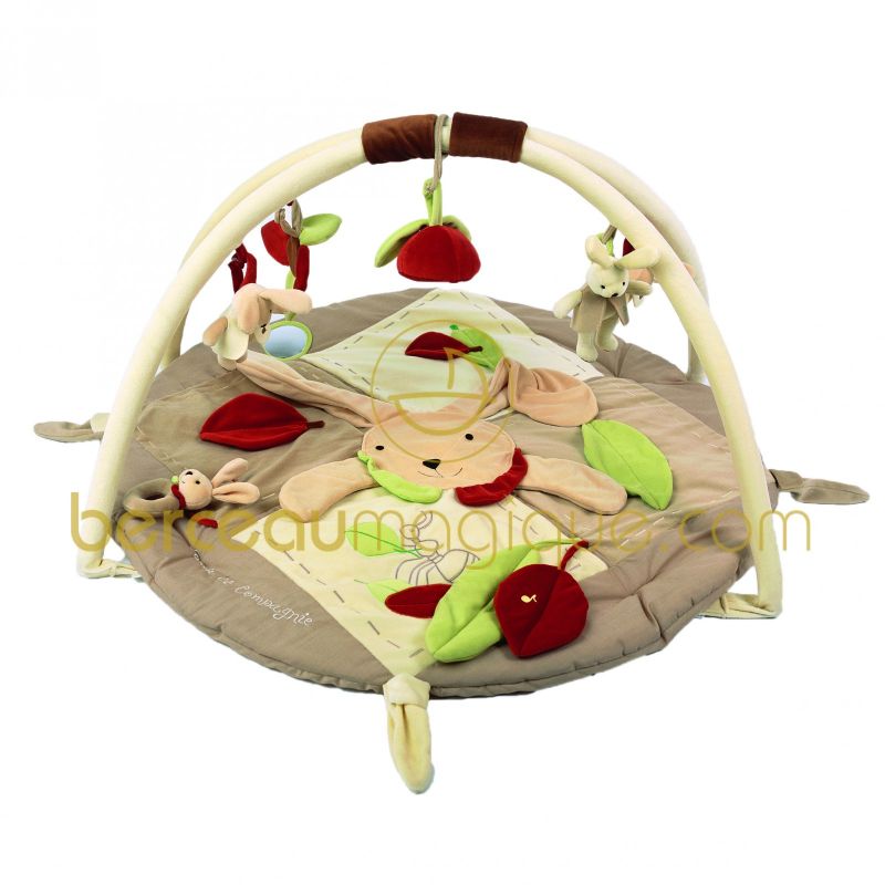 Tapis d'éveil Pim Le Lapin (90 cm) Doudou et Compagnie