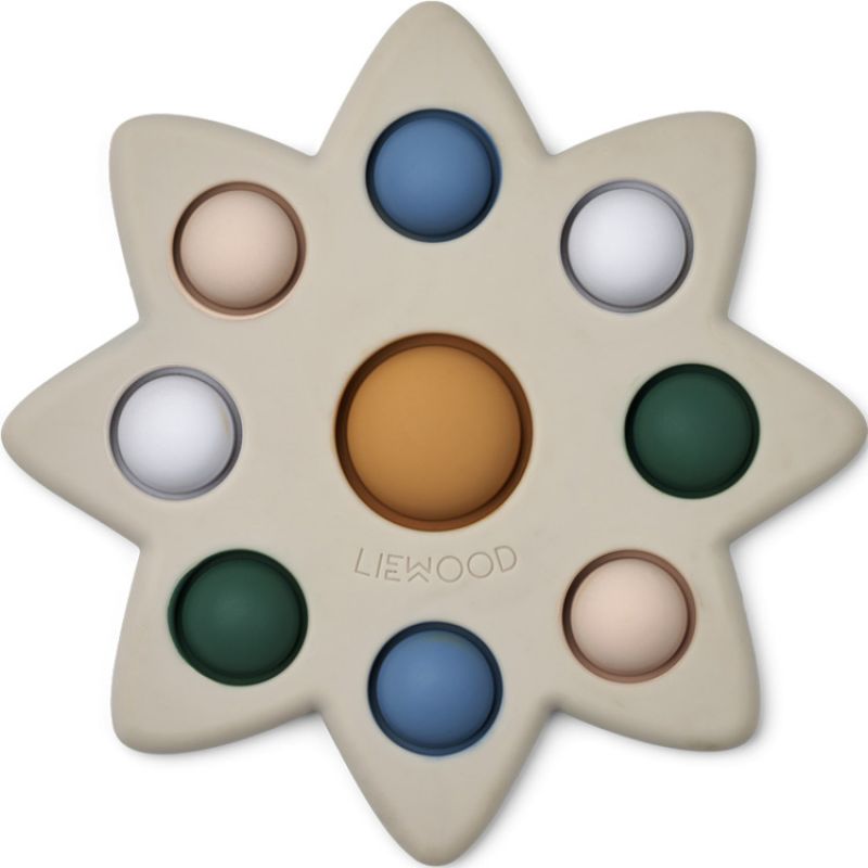 Pop it en silicone Anne Star Garden green Liewood