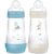 Variation Océan du produit 2 biberons Easy Start anti-colique 260ml Océan+Sable Tétine débit 2 de la marque MAM