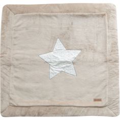 Tapis de jeu étoile gris galet (100 x 100 cm)