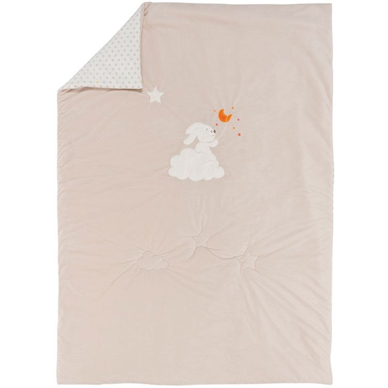 Couverture velours Mia le lapin (100 x 135 cm) Nattou