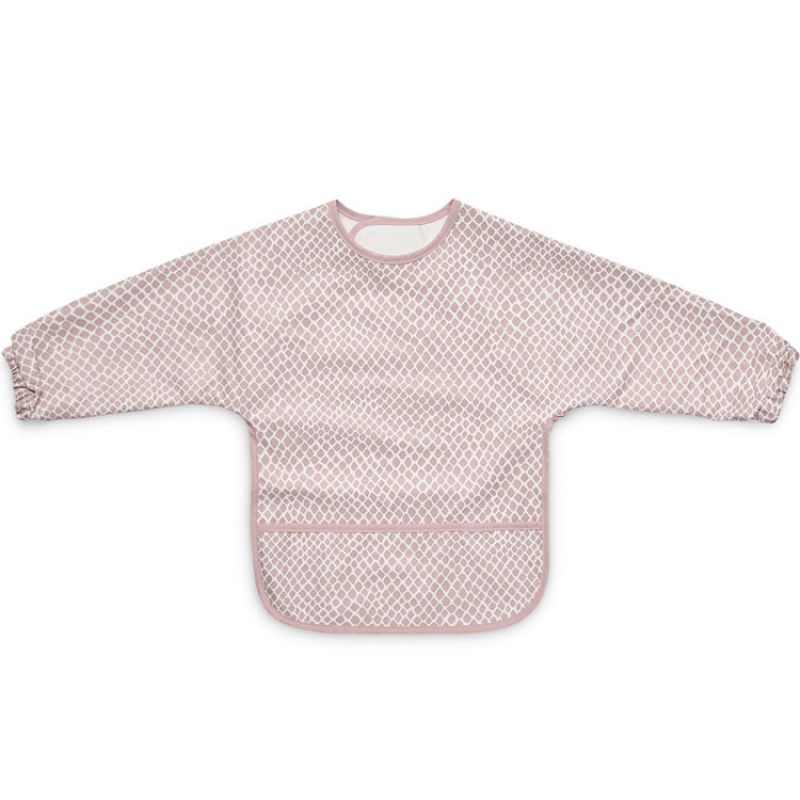 Bavoir manches longues waterproof Snake rose Jollein