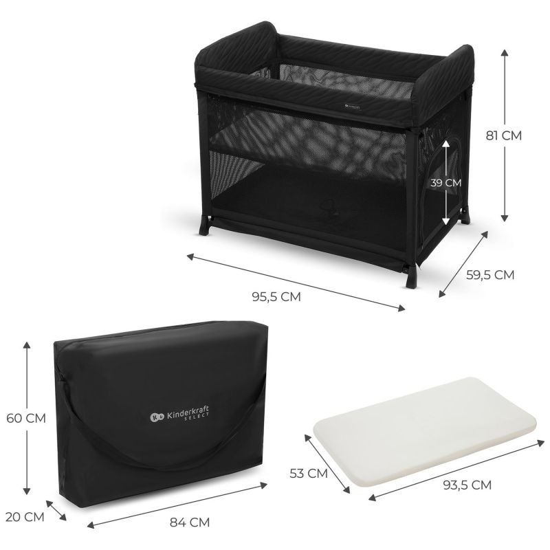 Lit parapluie Moon Dream Black Kinderkraft Produit 9