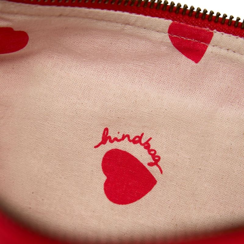 Sac banane Andrea Coeur Carmin Hindbag Produit 6