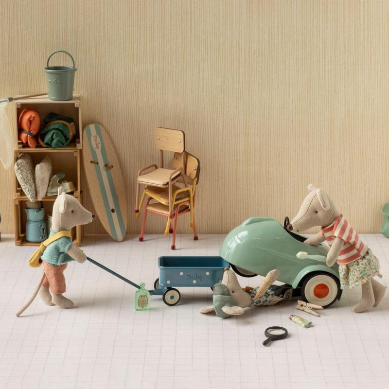 Voiture Souris Menthe claire Maileg Ambiance 2