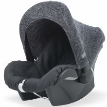 Capote pour maxi cosy Natural knit gris anthracite  par Jollein