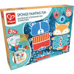 Coffret artistique peintures à l'éponge