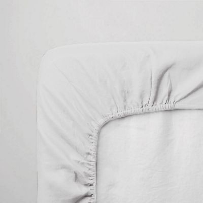 Drap housse en jersey Blanc (60 x 120 cm)