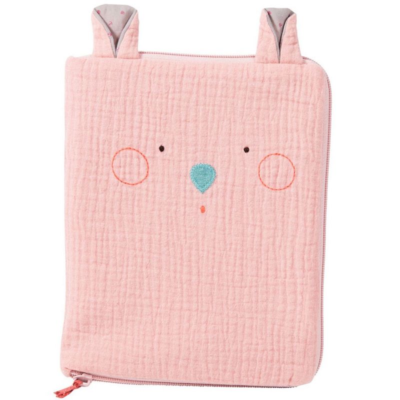 Protège carnet de santé souris rose Les jolis trop beaux Moulin Roty
