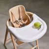 Pack 1 chaise Tobo Natural + 1 baby set + 1 tablette + 1 coussin Camel  par Charlie Crane