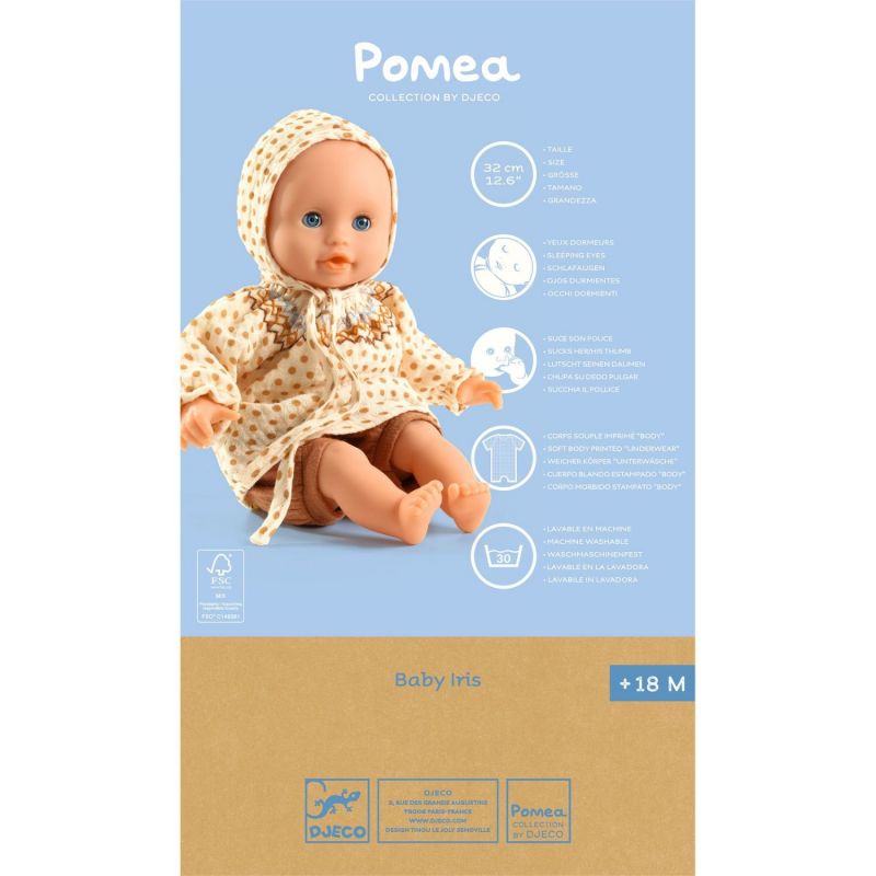 Poupée Baby Iris (32 cm) Djeco Packaging 4