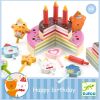 Gâteau en bois Happy Birthday  par Djeco