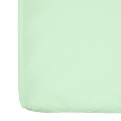 Drap housse pur coton bio Vert Aqua (70 x 140 cm) Kadolis