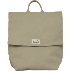 Sac à dos à langer beige - BEBEL