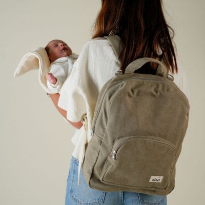 Sac à dos à langer Nomade Beige