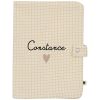 Protège carnet de santé Petits Carreaux (personnalisable) Atelier Wagram Produit 1