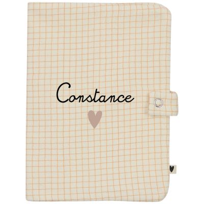 Protège carnet de santé Petits Carreaux (personnalisable) Atelier Wagram