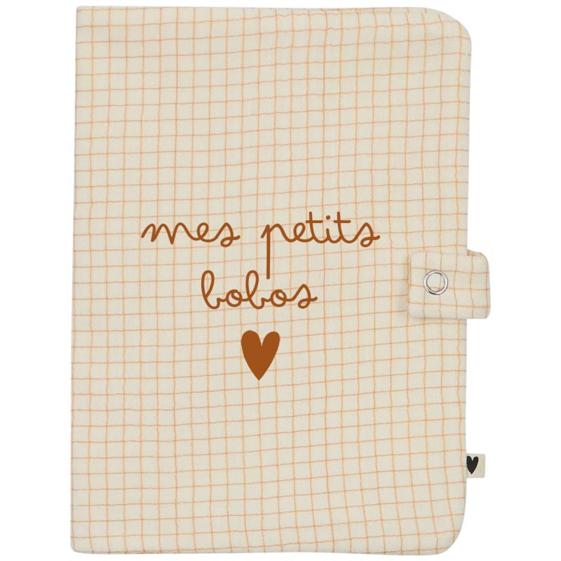 Protège carnet de santé Petits Carreaux (personnalisable) Atelier Wagram Produit 5