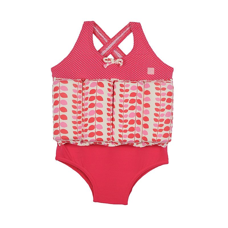 Maillot fille bouée nina framboise (6 mois à 6 ans) Archimède