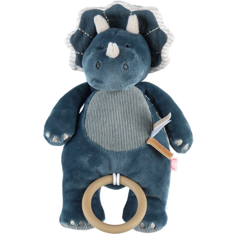 Peluche musicale à suspendre Ops le tricératops TSO (23 cm) Noukie's Produit 1 grande taille