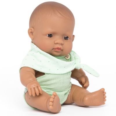 Poupée bébé garçon européen (21 cm)  par Miniland