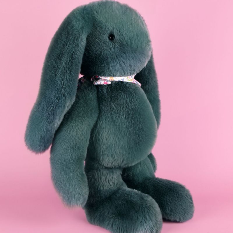 Peluche Lapin Fleurette Eucalyptus (50 cm) Doudou et Compagnie Ambiance 3