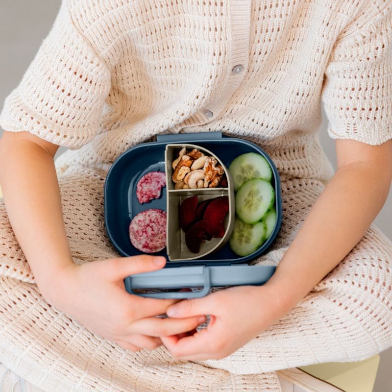 Lunchbox Pattern Party bleu et vert (0,65 L) Lässig Ambiance 3