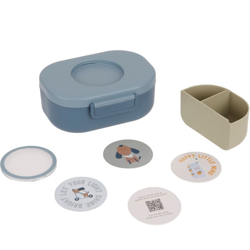 Lunchbox Pattern Party bleu et vert Lässig Produit 3