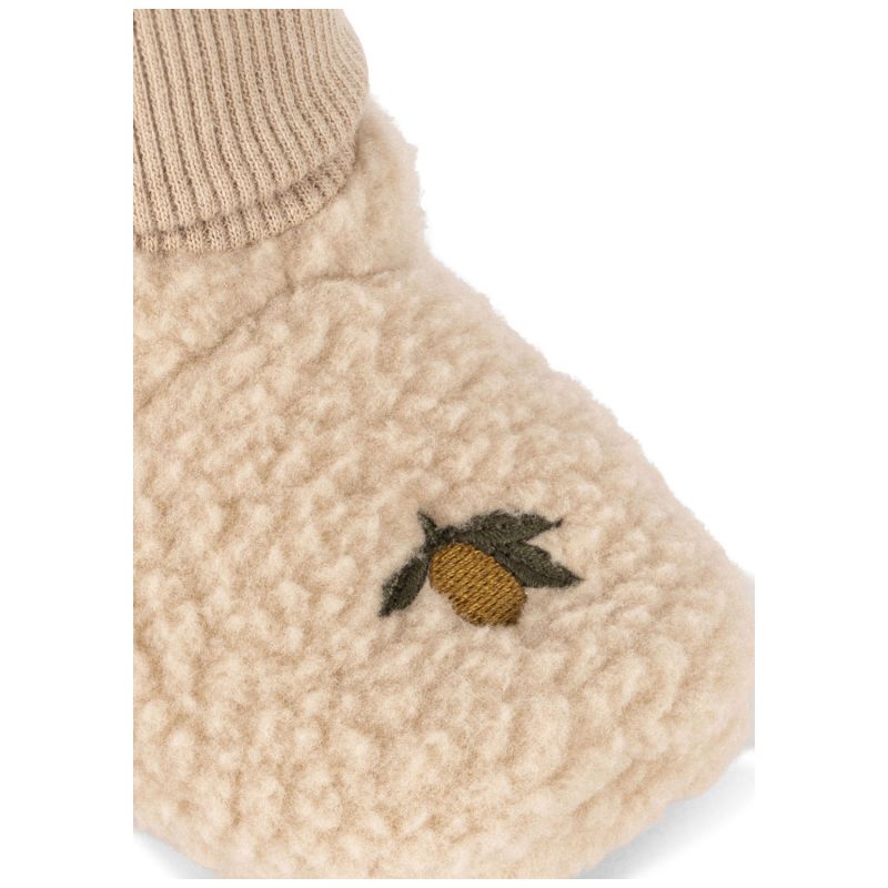 Chaussons bébé polaire Safa Oxford Tan (0-3 mois) Konges Sløjd Produit 5