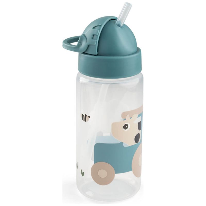 Gourde à paille Tiny farm Bleu 350 ml Done by Deer Produit 3