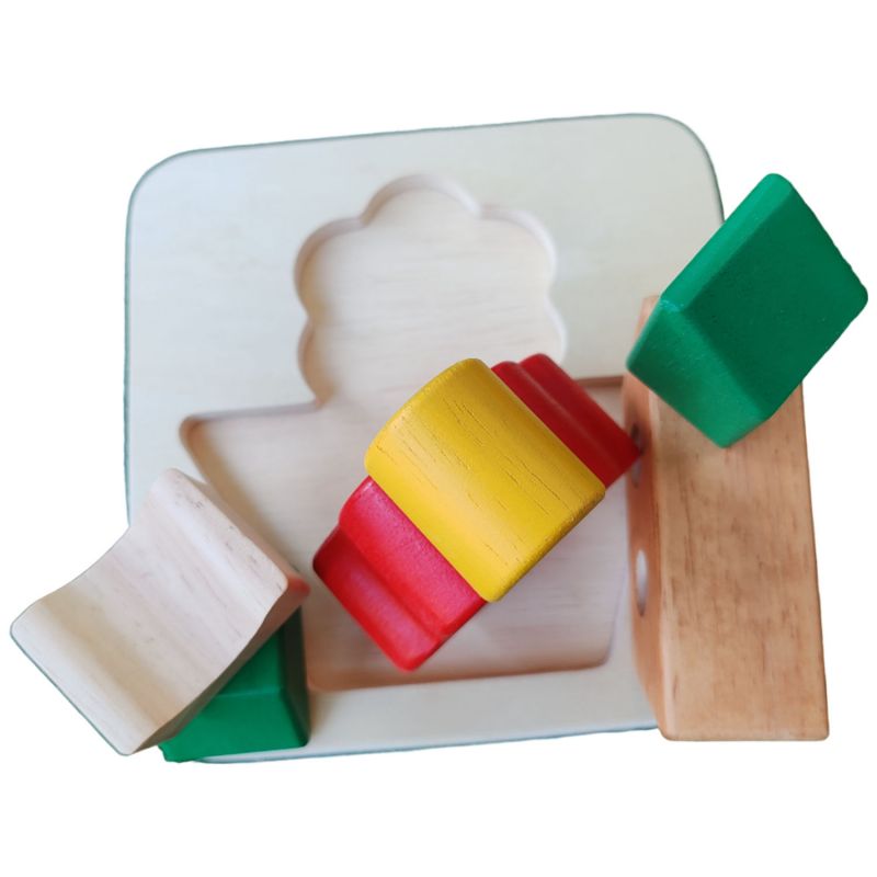 Puzzle à encastrer Fleur (6 pièces) Trousselier Produit 4