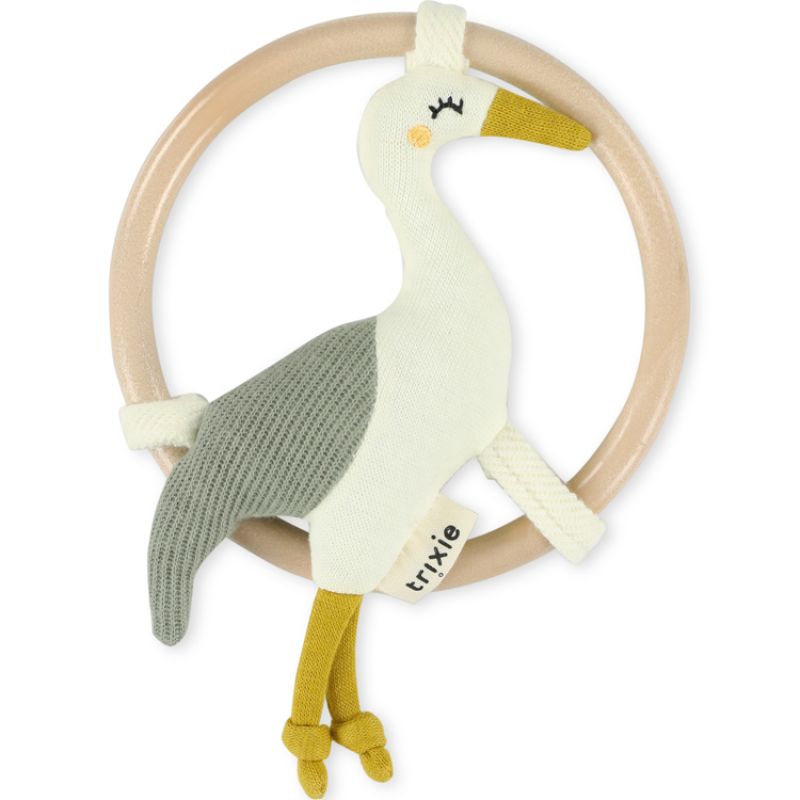 Hochet en bois Héron Trixie