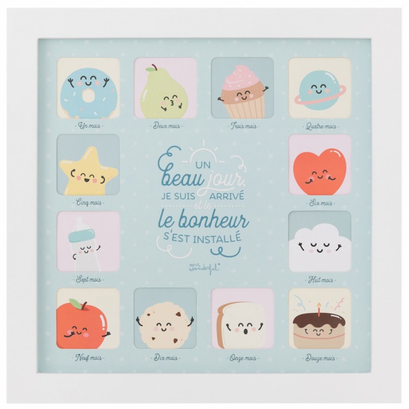 Pêle-mêle première année de bébé Mr. Wonderful