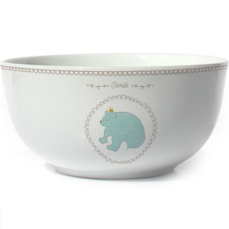 Bol en porcelaine Ours (personnalisable) Gaëlle Duval