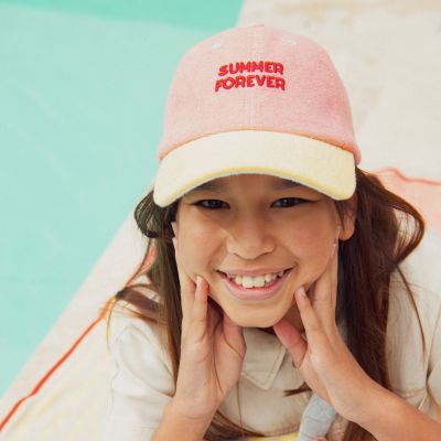 Casquette enfant Summer Forever Eponge rose et jaune (3-6 ans)