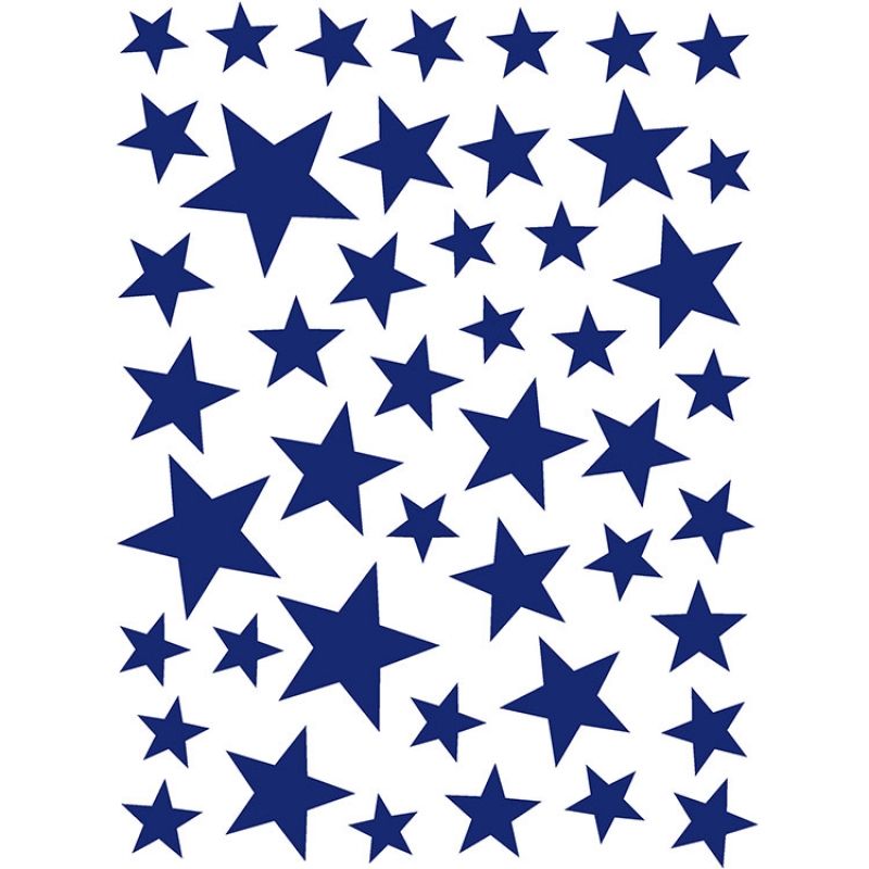 Stickers Etoiles bleu marine AFKliving