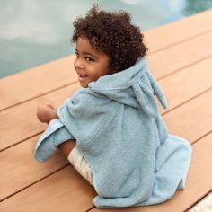 Poncho de bain lapin Sea Green (1-4 ans)