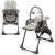 Variation Gris du produit Chaise haute 2 en 1 Tummie Grey de la marque Kinderkraft