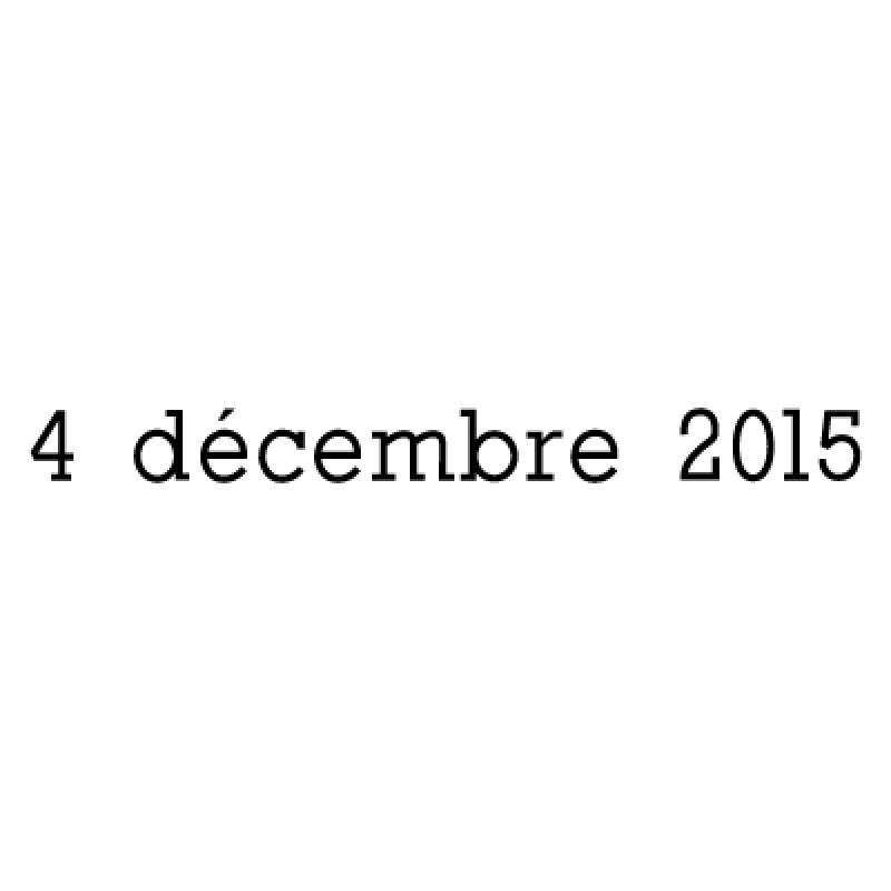 Gravure date en lettres sur bijou (Typo 7 Rockwell) Gravure magique OLD