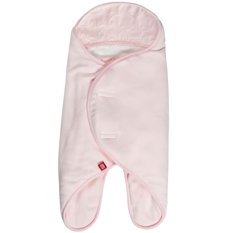 Babynomade en polaire rose dragée (68 x 37,5 cm) Red Castle