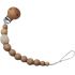 Attache sucette en bois Nude blanc cassé - Tata Lucette
