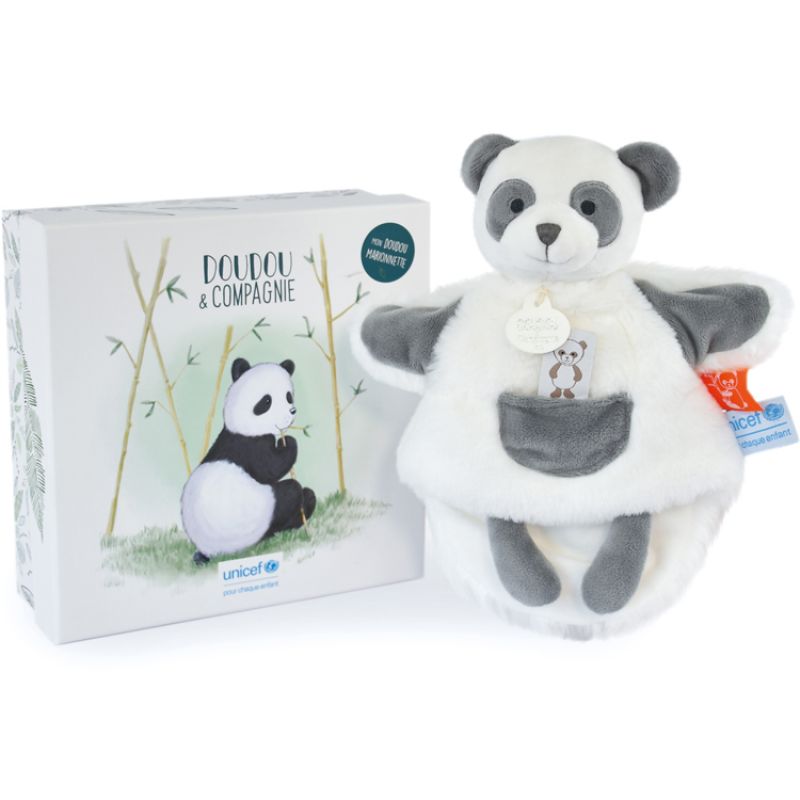 Doudou marionnette Panda Doudou et Compagnie