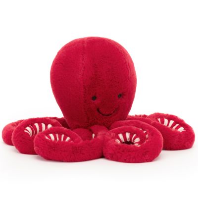 Peluche pieuvre Cranberry (17 cm)  par Jellycat