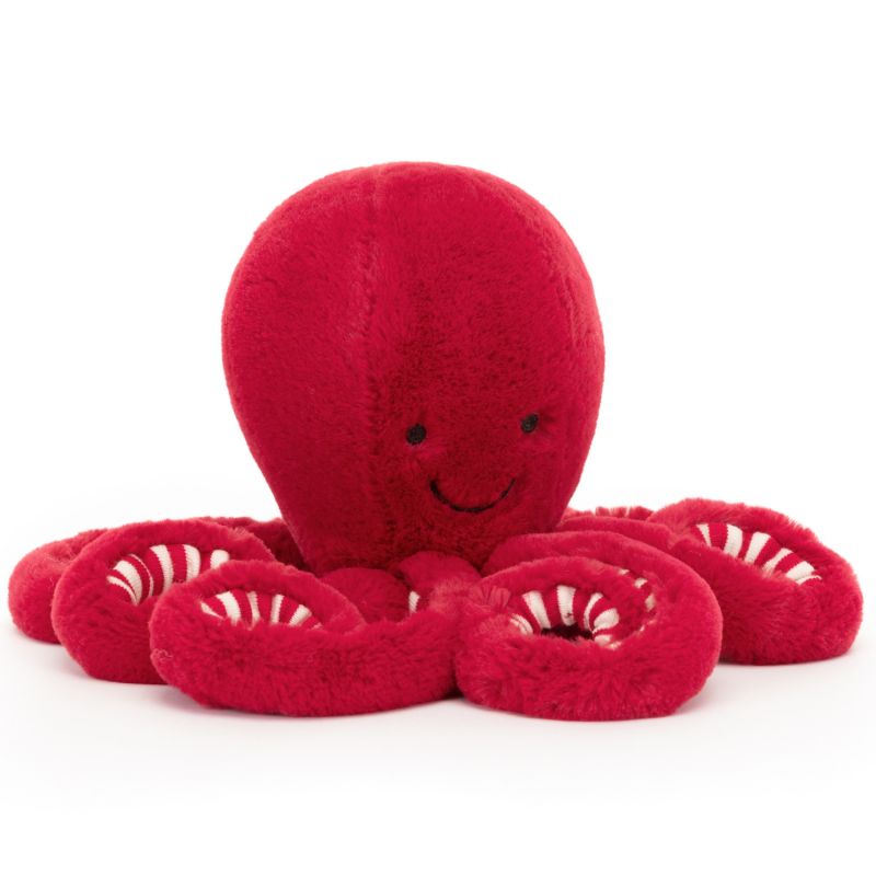 Peluche pieuvre Cranberry (17 cm) Jellycat